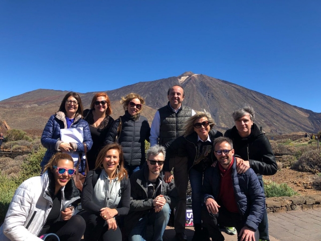 El equipo de JELO en el Parque nacional del Teide