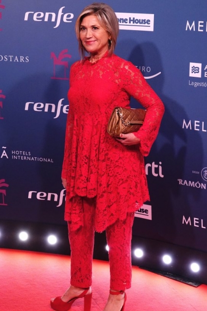 Julia Otero en la alfombra roja de los Premios Ondas 2018